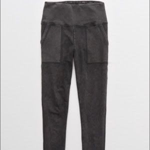 Aerie Chill Ribbed Pocket Legging
